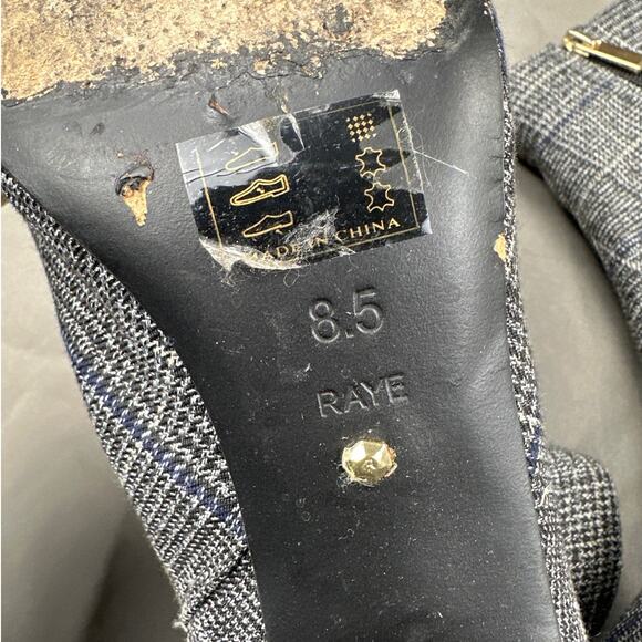 Raye - As If Plaid Bootie in Black Gray & Blue - Picture 6 of 6